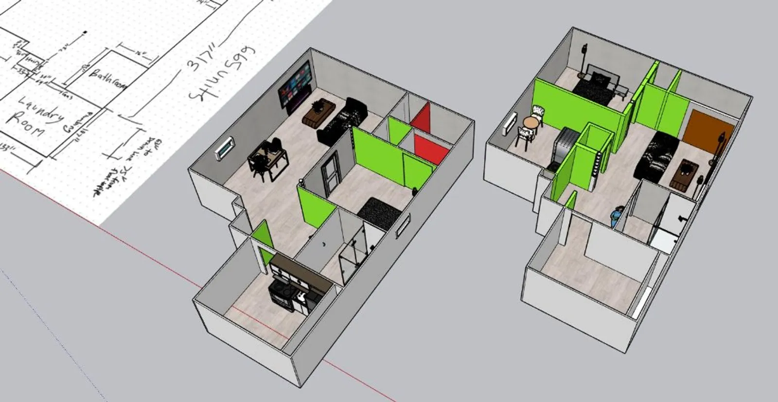 Floor Plan Design & Build in Latham, NY by Capital Handy Manny
