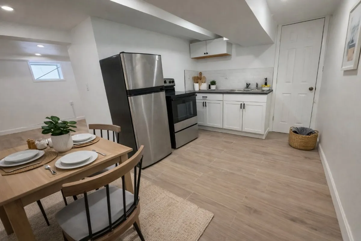 Basement kitchen renovation in Albany, NY by Capital Handy Manny